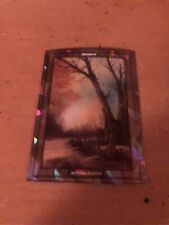 cardsmiths bob ross trading card Rare 1/10 Autumn Palette Green Refractor picture