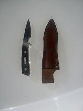 VINTAGE Rare Old Timer Schrade 1560T Little Finger Fixed Blade Knife - w/ Sheeth picture