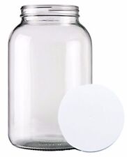 1-gallon USDA Wide Mouth Fermentation Glass Jar w/ lid picture