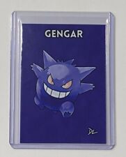 Gengar Limited Edition Artist Signed Pokemon Trading Card 5/10 picture