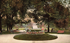 Vintage Postcard Massachusetts, Scene in Public Garden, Boston  MA. c1908 picture