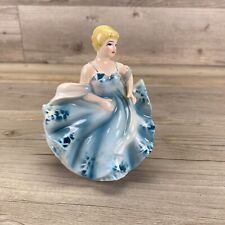 Vintage 1960’s Blue Ball Gown Relpo Girl Planter picture