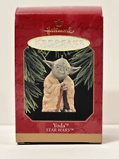 1997 Hallmark Keepsake Star Wars Yoda Ornament *NIB* picture