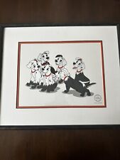 Rare Walt Disney 101 Dalmations Framed Limited Edition Vintage Sericel with COA picture