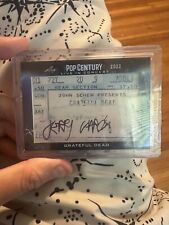 2022 Leaf Trading Pop Century live in concert autographed Jerry Garcia ticket picture