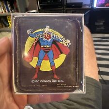 Vintage 1976 DC COMICS INC SUPERMAN WALLET PRISTINE CONDITION w/ ID CARD INSIDE picture