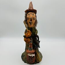 Thomas Panetta Krisnick American Heritage Halloween Witch Pumpkin Hand Sculpted picture