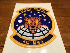 Rare Vintage USAF 9th MWS To Detect and Warn Squadron 12