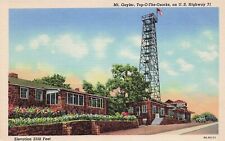 Mountainburg AR Arkansas Mount Gayler Lookout Tower Route 71 Vtg Postcard E26 picture