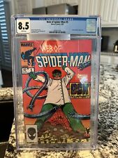 Web of Spider-Man #5 CGC Graded 8.5 White Pages | Black Suit, Doctor Octopus picture