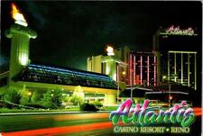 Reno, NV Nevada  ATLANTIS CASINO & RESORT HOTEL  Night View  1999 4X6 Postcard picture