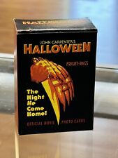 Fright Rags Halloween Trading Card Set Factory Sealed Official Movie Photo Cards picture