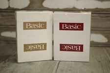 VTG Basic Cigarettes Tobacco Your Basic Deck Playing Cards New 2 Decks Sealed  picture