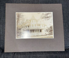 Antique Mounted House Photograph: Labeled 1898 E H Kerr Tippecanoe City Ohio OH picture