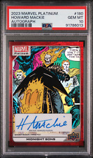 2023 Marvel Platinum MIDNIGHT SONS AUTO RED PARALLEL HOWARD MACKIE PSA 10 #180 picture