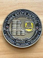 F1 Iowa State Patrol District 10 Police Trooper Challenge Coin picture