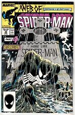 WEB OF SPIDER-MAN #32 (1987)- KRAVEN'S LAST HUNT PART 4- MIKE ZECK COVER- F/VF picture