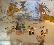 Original Animation Cel Looney Tunes Daffy Duck Flies North 1980 Lot 25 Cells picture