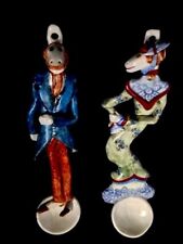 Laura Wilensky Porcelain figurines Spoon People set 10” tall picture