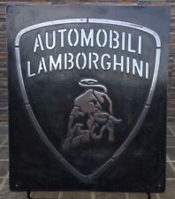 vintage Lamborghini sports car Metal Sign picture