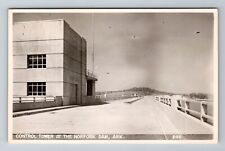 Norfork Dam AR-Arkansas, RPPC, Control Tower, Antique, Vintage Postcard picture