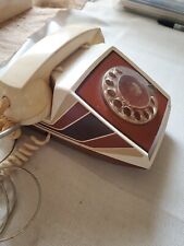 1979 Retro Brown Design Rotary Dial Telephone picture