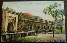 Isabel II Gate and Wall around Old Manila, Philippines postcard picture