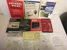Lot Of Pilot/Aviation Handbooks/Books, Plotter, Sporty’s Cassette, KC Maps, Etc. picture