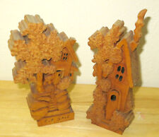 Qty 2 Wooden Carvings American Folk Art - Ap 9.5