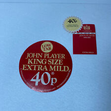 JOHN PLAYER VINTAGE 1970'S ENGLAND LONDON ADVERTISEMENT SIGNS  picture