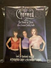 2003 InkWorks CHARMED POWER OF THREE 3 Complete HoloFoil Card Set (72) + Wrapper picture