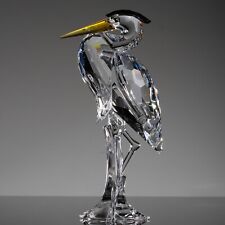 Swarovski Silver Crystal Heron  Bird Figurine - Feathered Beauties - 221627 picture