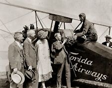 1926 FLORIDA AIRWAYS -Tampa to Jacksonville, First Airmail Flight  8.5x11 PHOTO picture