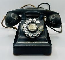 Vintage 1940's Western Electric Company 302 Black Rotary Telephone FIW Handset picture