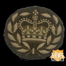 Post WW2 British Army Warrant Officer Class Two WO2 Insignia Queens Crown #P699 picture