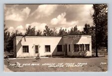 Houghton Lake MI-Michigan, RPPC, Finnish Bath House Antique, Vintage Postcard picture