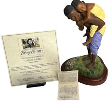 Vtg Thomas Blacksher's Ebony Visions DADDY'S GIRL Limited Edition Sculpture 1998 picture