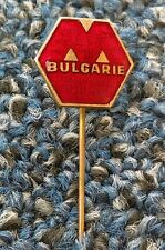 BULGARIE - vintage enamel pin badge anstecknadel, antique pin, badge, very rarre picture