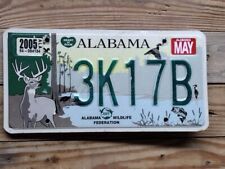 Alabama Expired 2005 Wildlife federation License Plate Auto Tags 3K17B picture