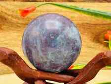 Ruby Kyanite Sphere, Ruby in Kyanite Stone, Ruby Kyanite Gemstone Reiki Sphere picture
