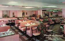 Atlantic City NJ New Jersey Mary’s Restaurant Interior View Vtg Postcard E19 picture