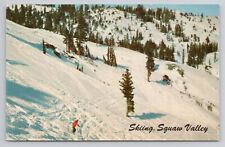Postcard Skiing Squaw Valley California picture