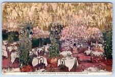 1913 THE CAVE RESTAURANT NEW ORLEANS LOUISIANA THICK TEXTURED ANTIQUE POSTCARD picture