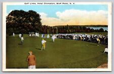 Golf Links, Hotel Champlain, Bluff Point, New York Postcard picture