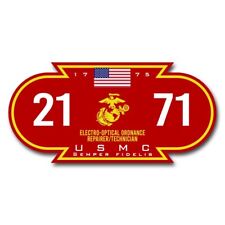 2171 U.S.M.C. MOS US Marine Corps Semper Fidelis Veteran Licensed 5 Inch Decal picture
