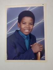 VTG 1980s Small Found Photograph Original Portrait School African American Boy picture