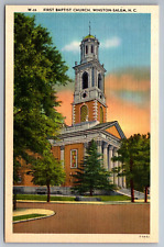 Postcard First Baptist Church Winston-Salem N.C.   G 17 picture