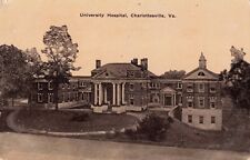 University Hospital Charlottesville Virginia VA c1910 Postcard picture