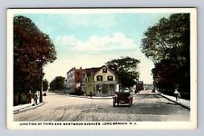 Long Branch NJ-New Jersey, Junction Of Third & Westwood Avenues Vintage Postcard picture
