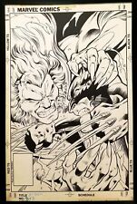 Uncanny X-Men #213 by Alan Davis 11x17 FRAMED Original Art Poster Marvel Comics picture
